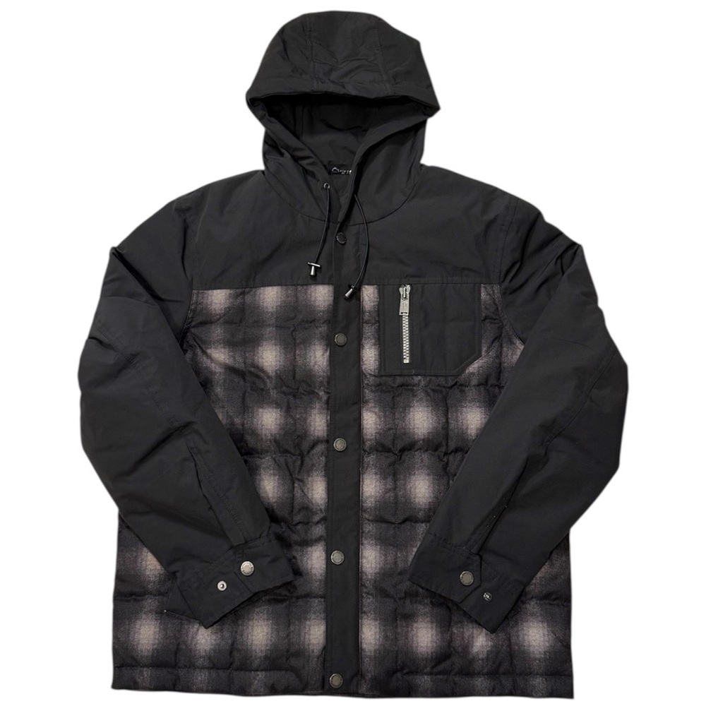 Pendleton Down Filled Winter Coat Parka Plaid Hooded Puffer Jacket - Medium